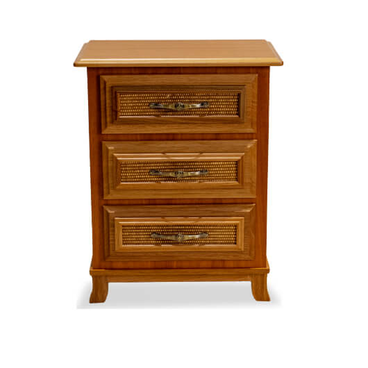 Mesa de Cabeceira Austriaca com 3 gavetas - Imagem 2